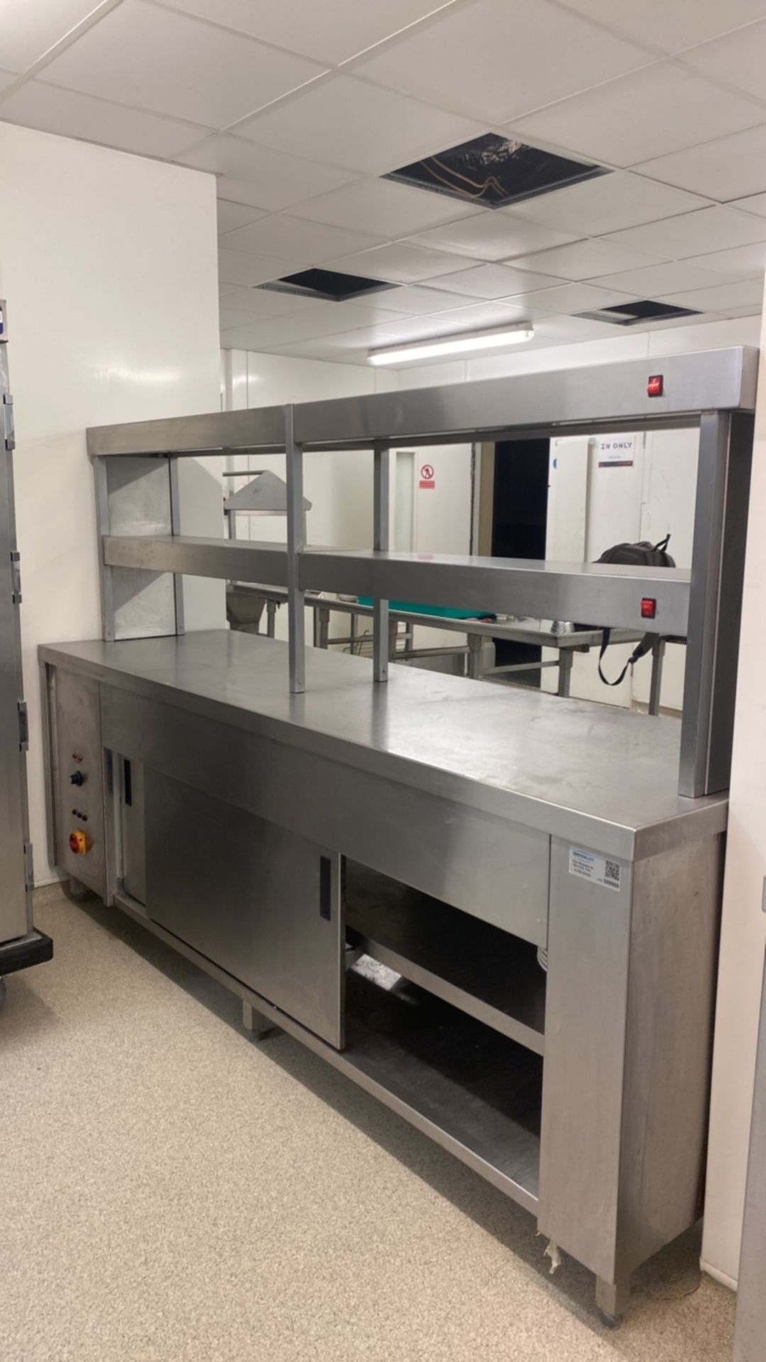 Stainless Steel Hot Cupboard Unit with Gantry