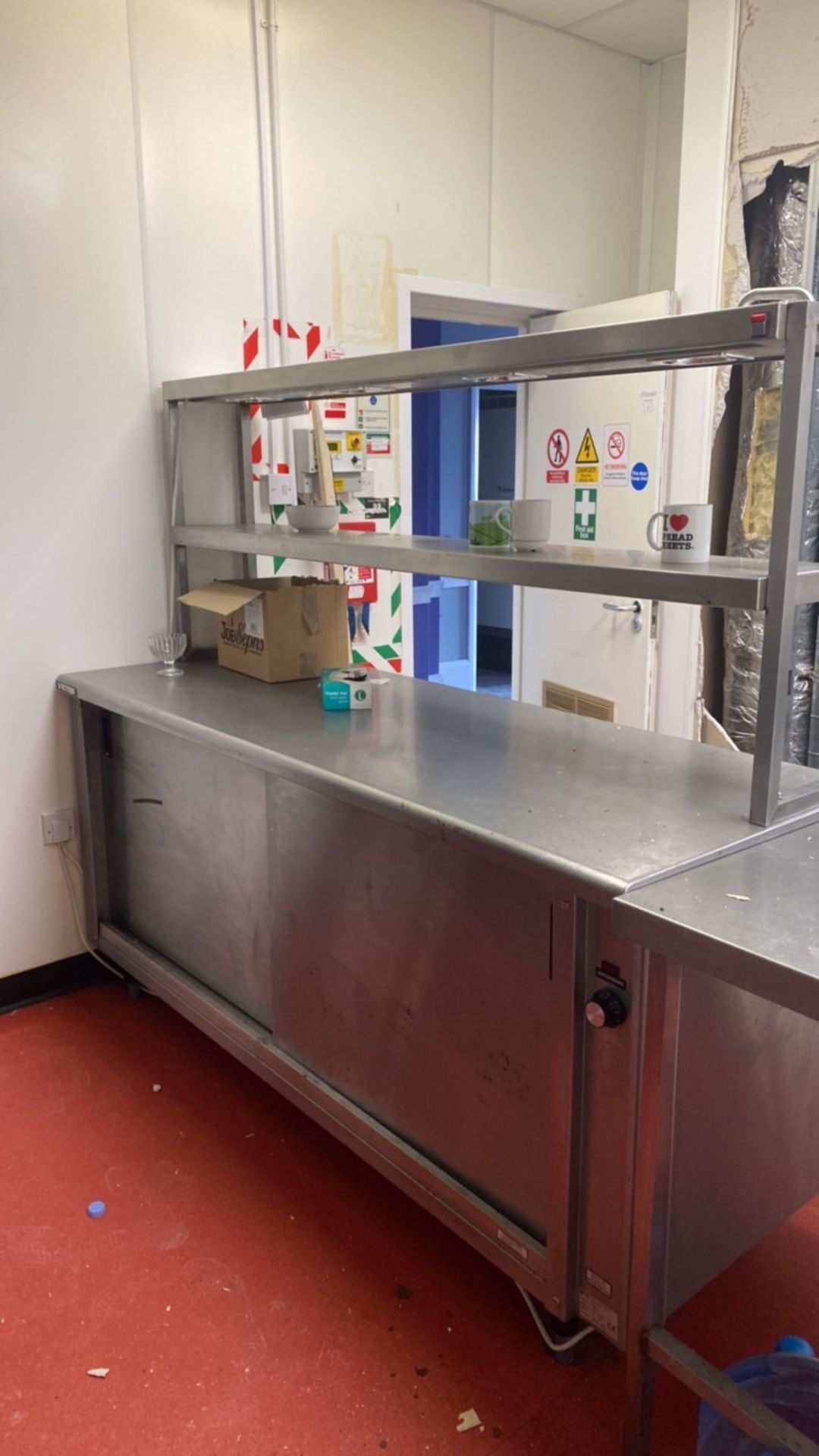 Victor Stainless Steel Hot Cupboard Unit with Gant