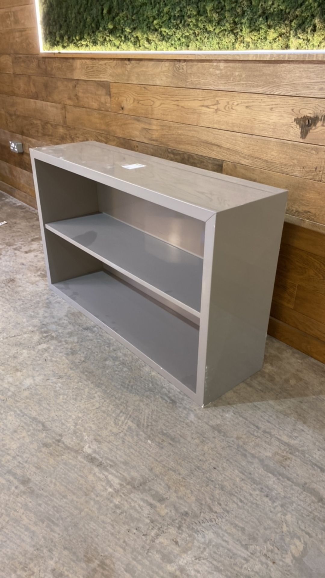 Double Shelving Unit - Grey Gloss Finished - Image 3 of 3