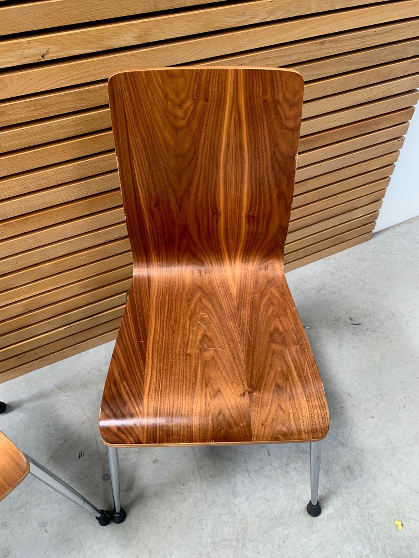 Oak Woodgrain Effect Commercial Grade Chairs - Image 4 of 10