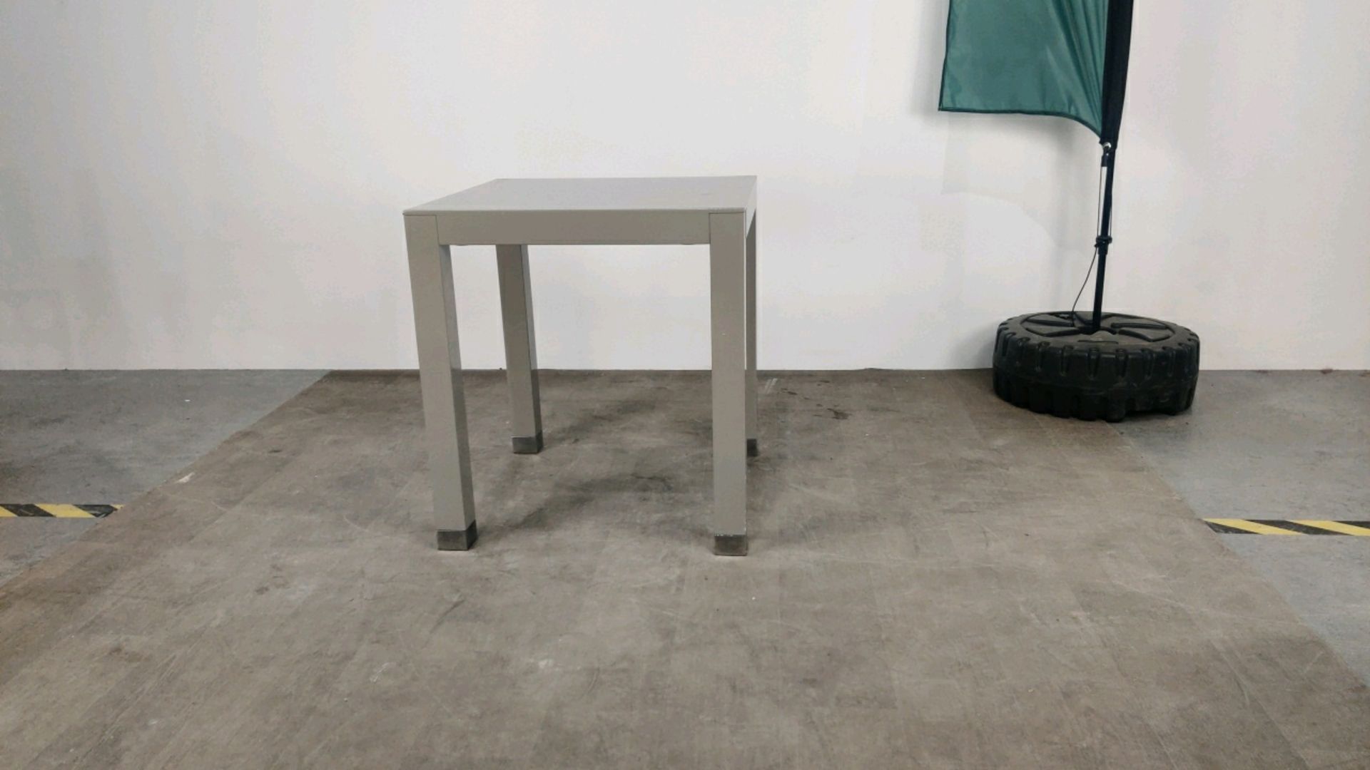 Large Side Table - Grey Gloss Finished