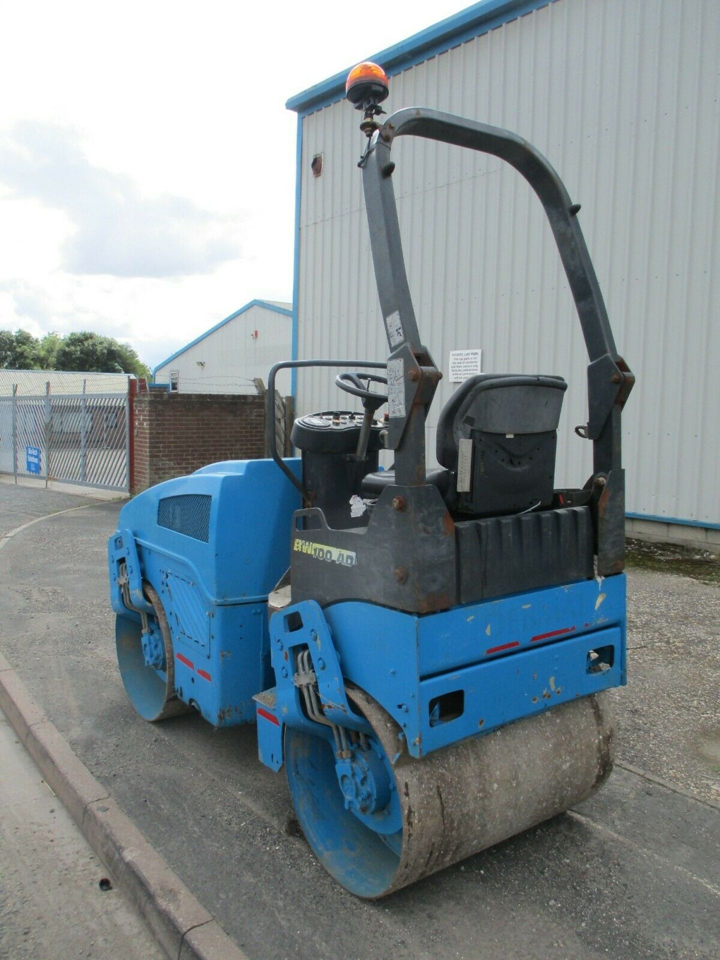 2007 Bomag BW 100 Terex benford tv 100 120 80 vibrating roller ride on - Image 4 of 9