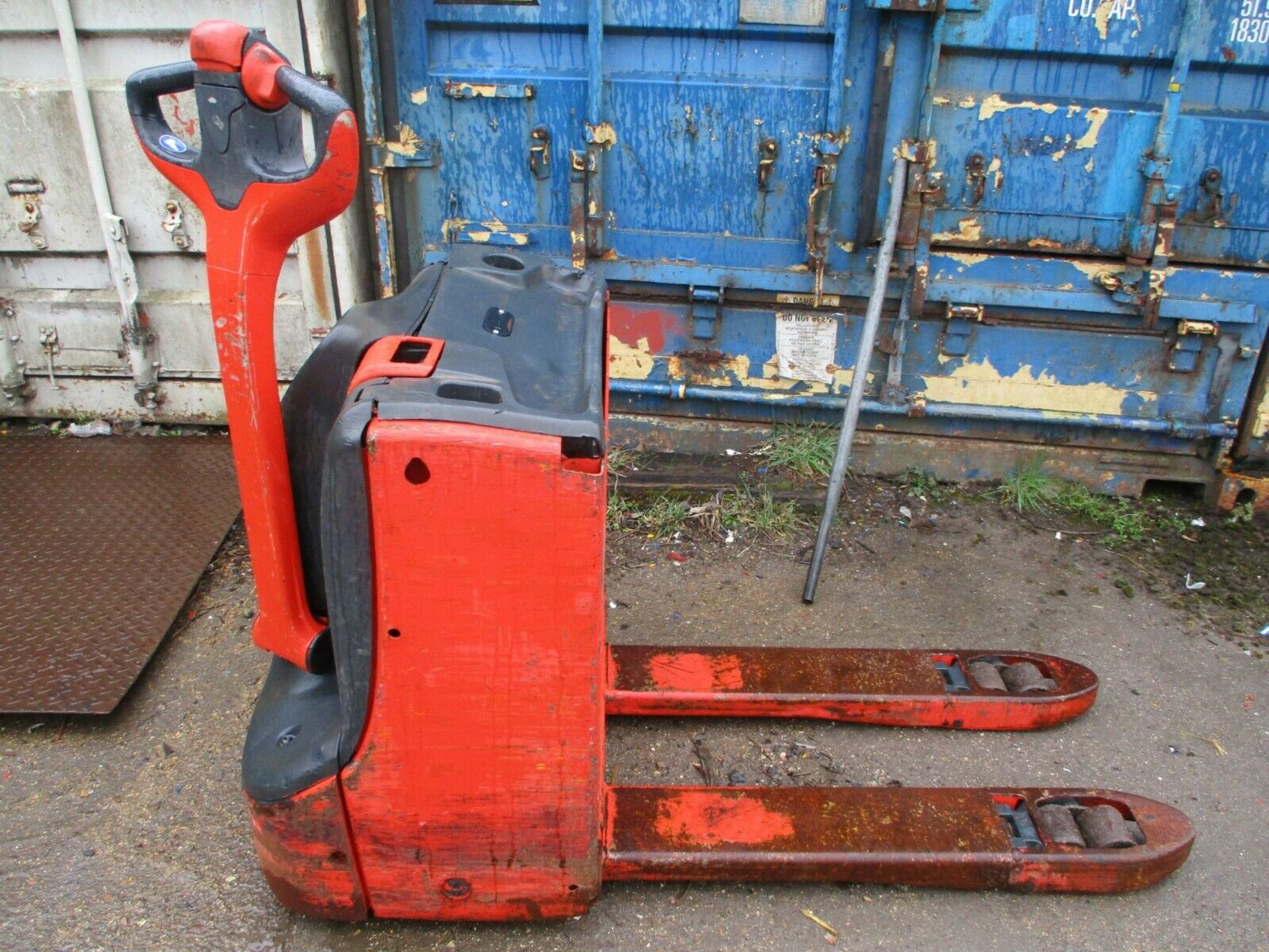 2012 Linde L20 pedestrian pallet fork lift forklift truck stacker container spec - Image 6 of 7