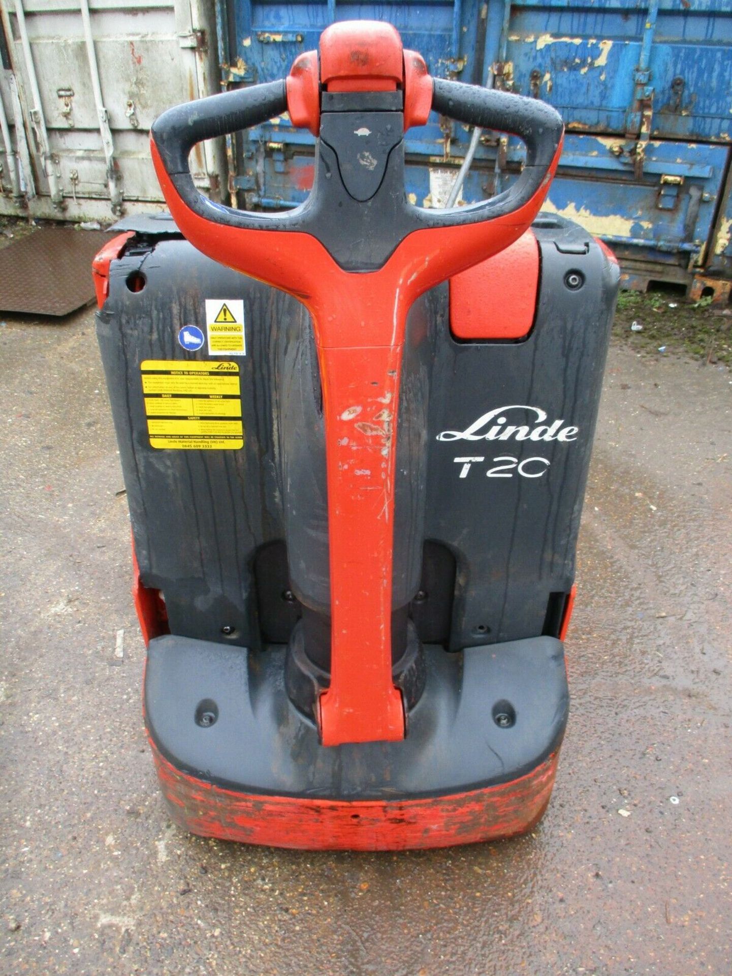 2012 Linde L20 pedestrian pallet fork lift forklift truck stacker container spec - Image 3 of 7