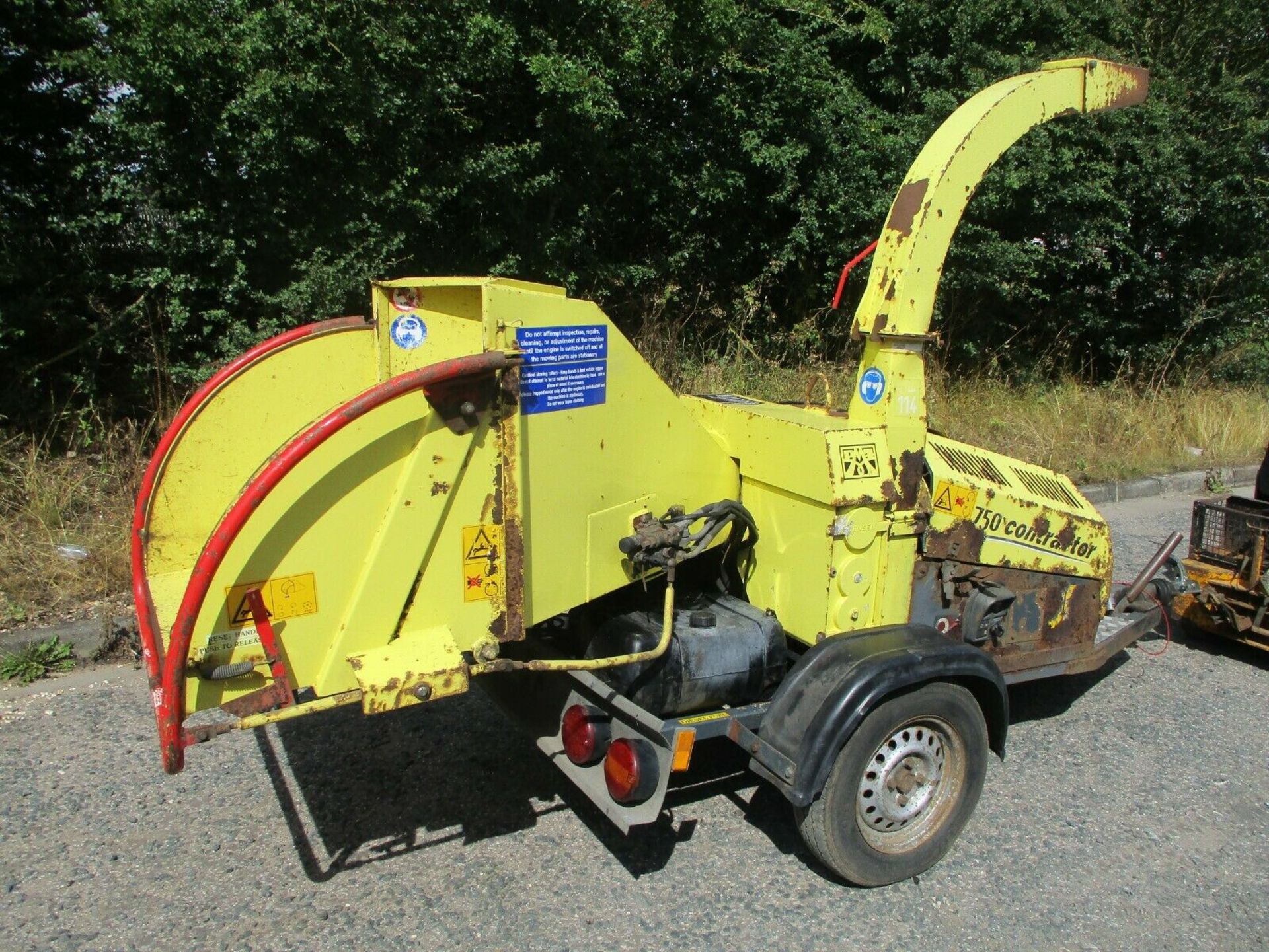 2010 Jensen A 530 Wood Chipper kubota engine shredder timberwolf bearcat - Image 6 of 12