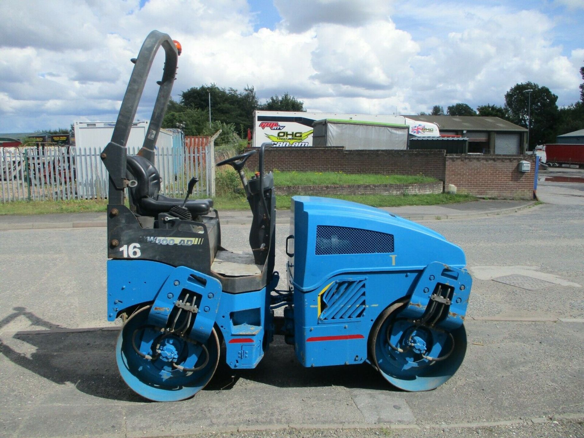 2007 Bomag BW 100 Terex benford tv 100 120 80 vibrating roller ride on - Image 7 of 9