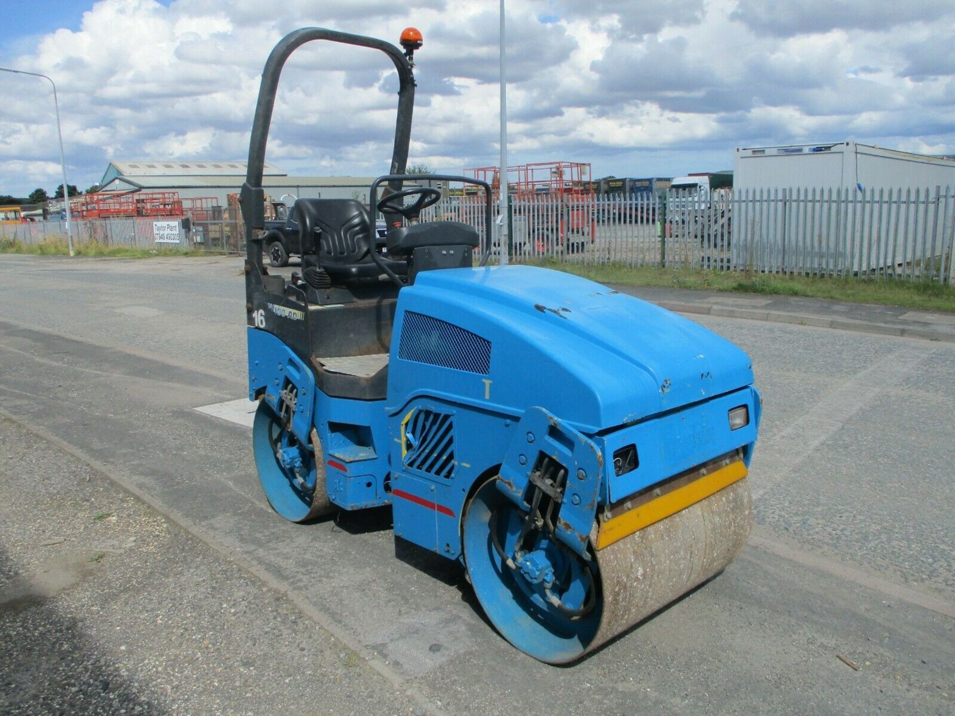 2007 Bomag BW 100 Terex benford tv 100 120 80 vibrating roller ride on - Image 8 of 9