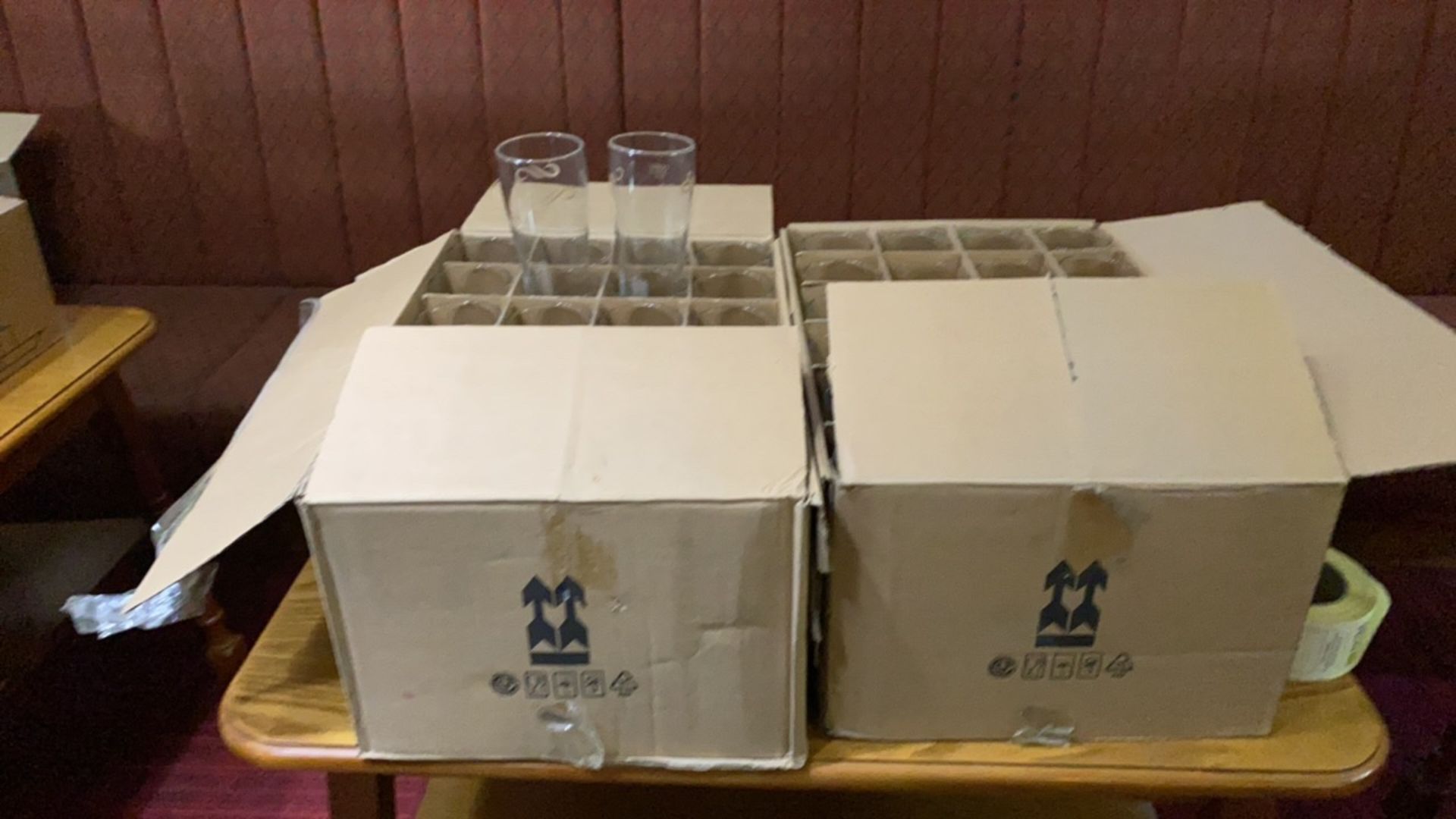 Quantity Of Caffreys Pint Glasses