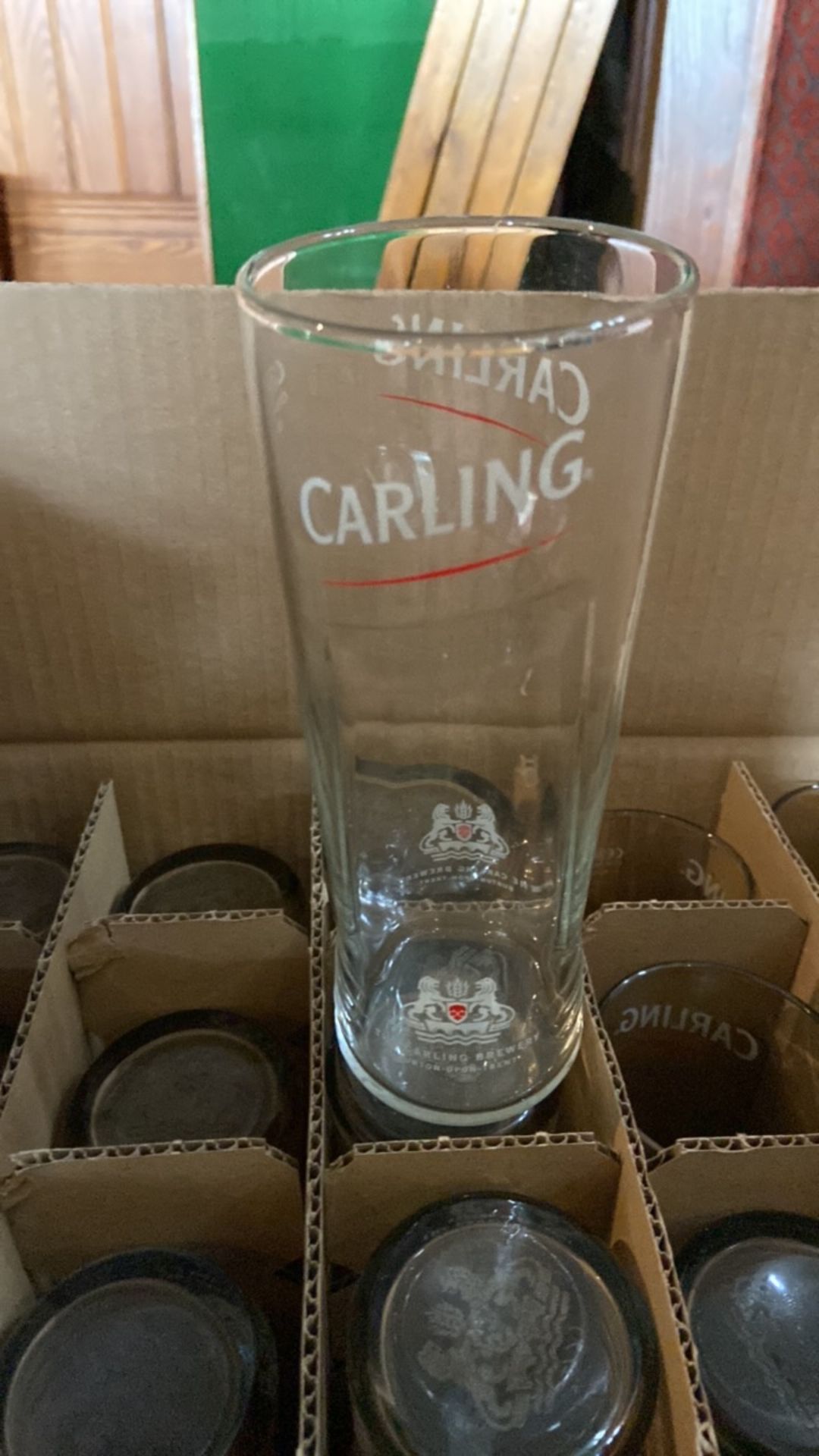 Carling Pint Glasses