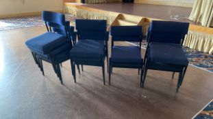 Blue conference chairs