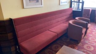 Large Upholstered Bench Seating
