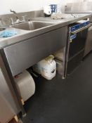 Sink Unit with Hot Water Tank Includes Hand Wash Sink