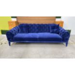 Blue Chesterfield Sofa