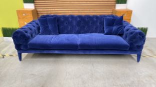 Blue Chesterfield Sofa