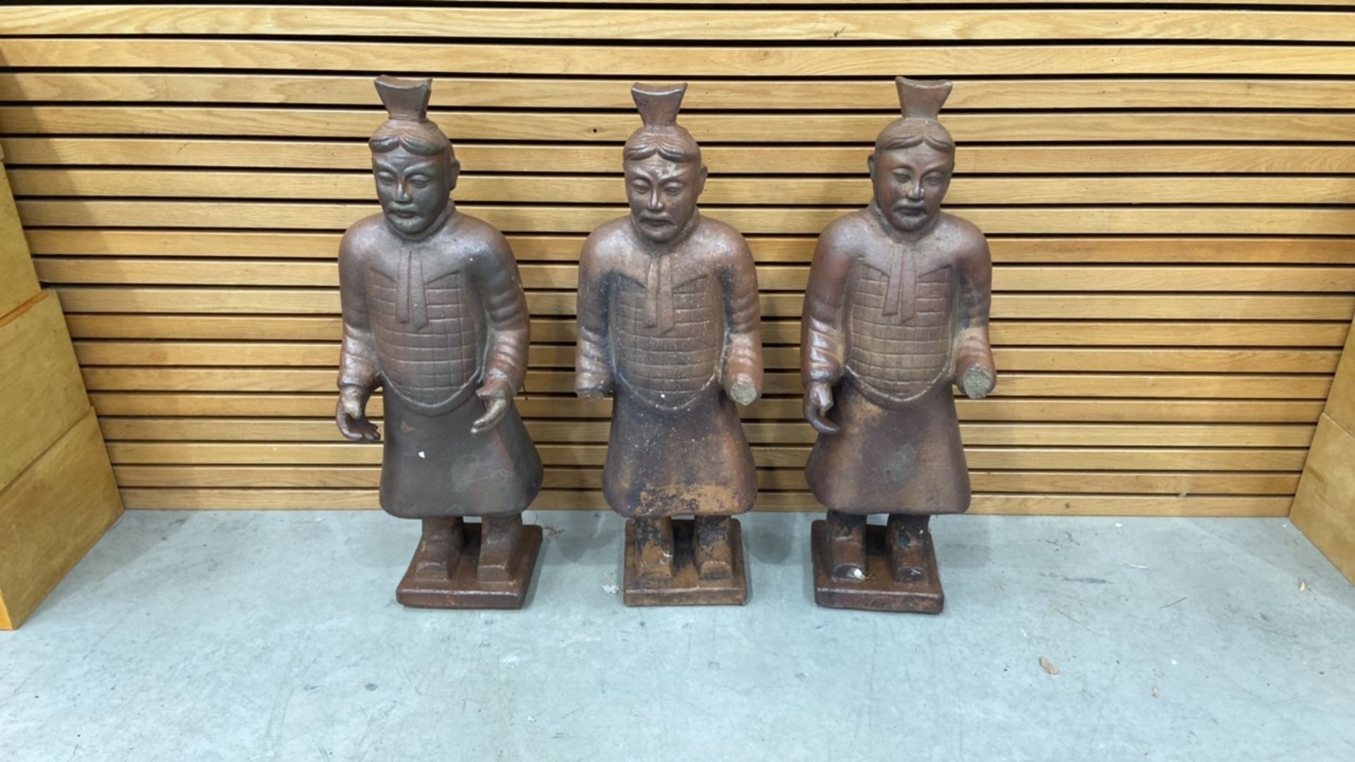 Terracotta Warrior Garden Statue X3