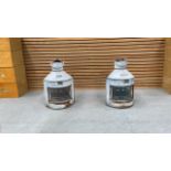 Port & Starboard Lanterns with Steel Cases