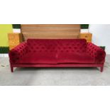 CTS Salotti Red Large Sofa