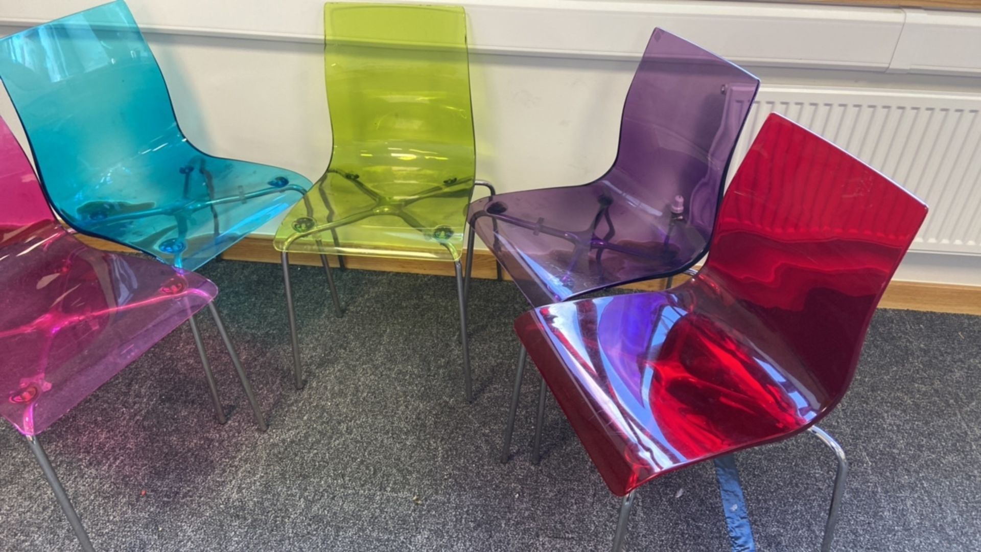 Plastic Colourful Chairs - Image 3 of 3