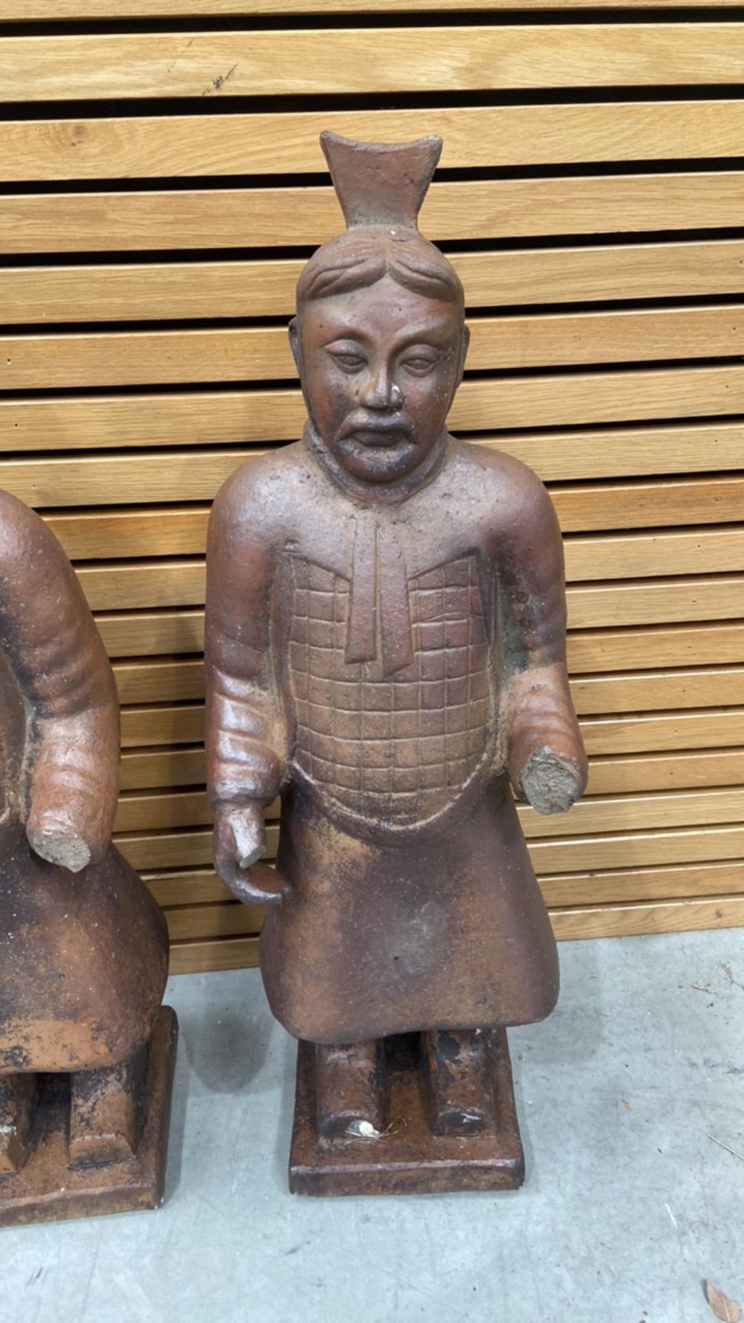 Terracotta Warrior Garden Statue X3 - Image 4 of 6