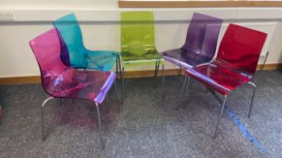 Plastic Colourful Chairs