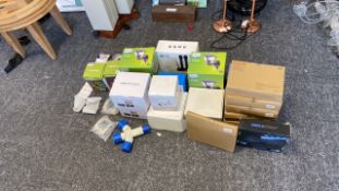 Miscellaneous Lot Of Homeware And Security Equipme