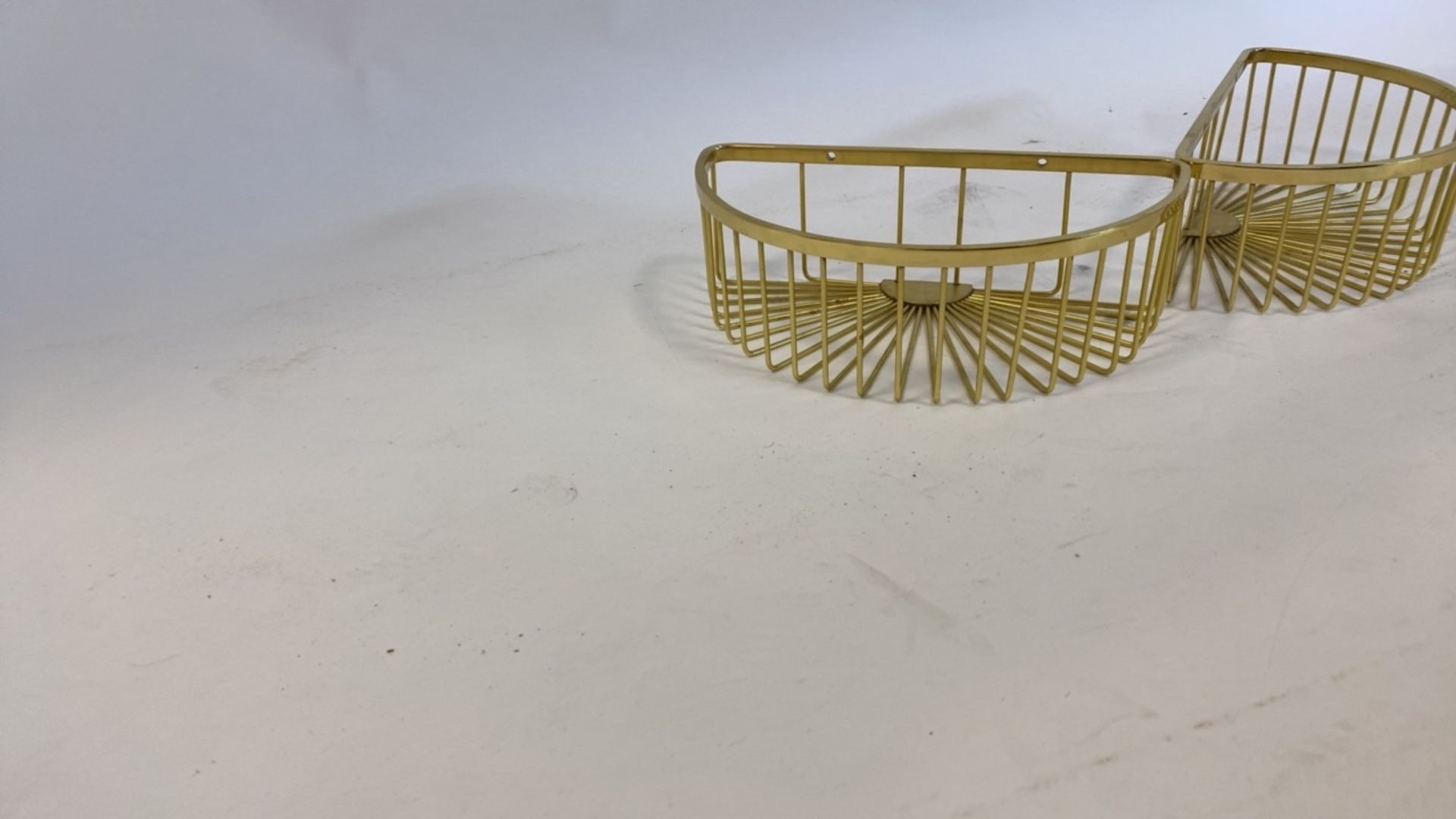 Gold Hanging Basket X2 - Image 4 of 4
