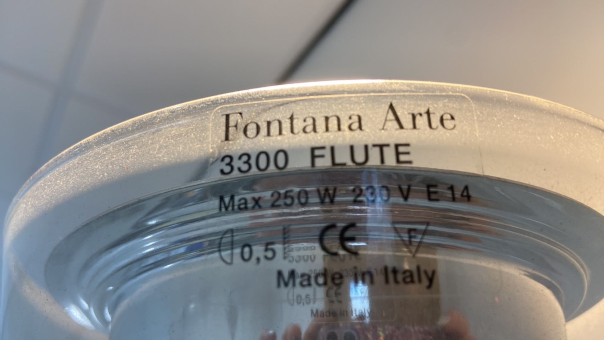 Fontana Arte 3300 Flute Floor Light - Image 3 of 4