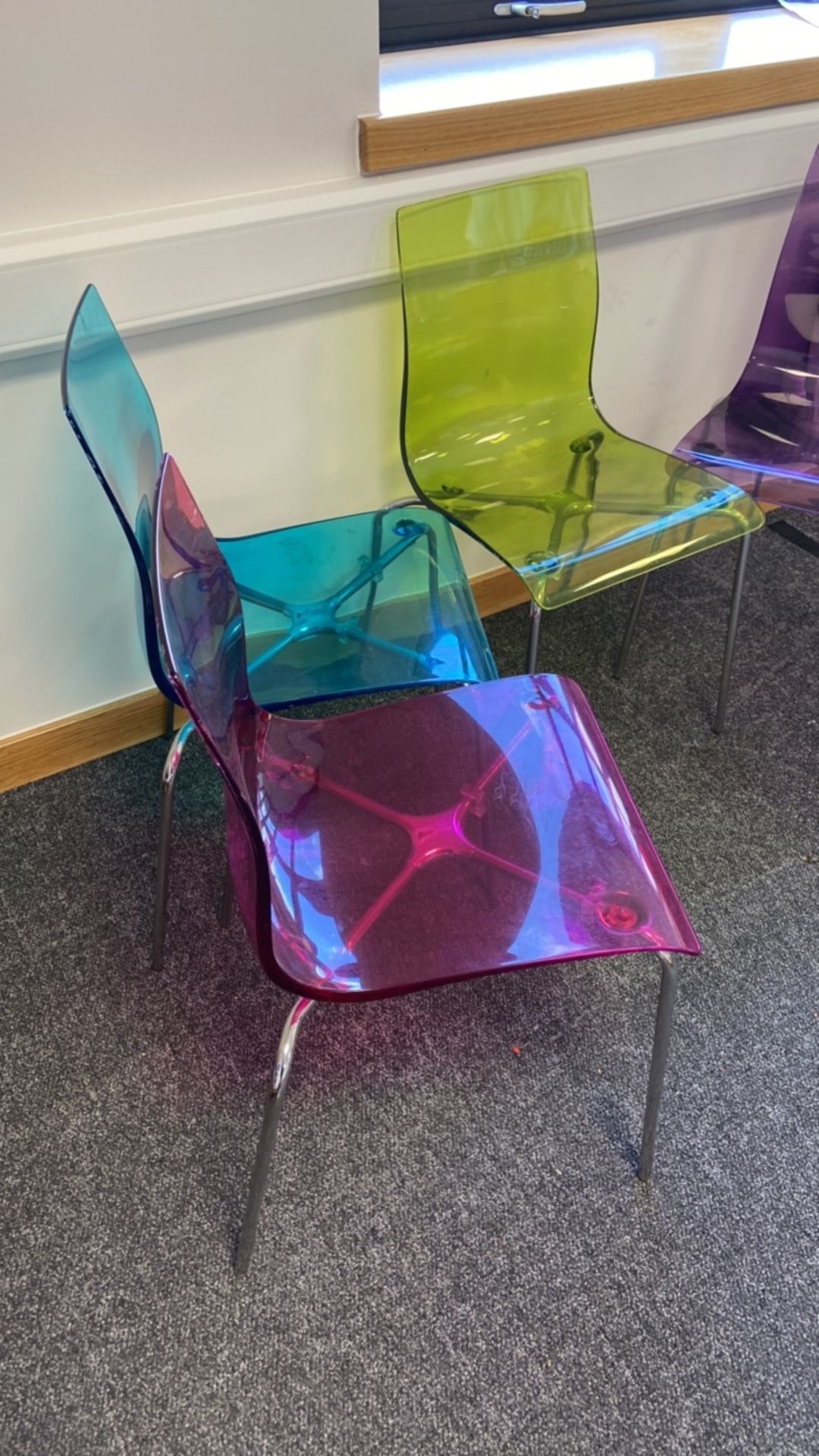 Plastic Colourful Chairs - Image 2 of 3