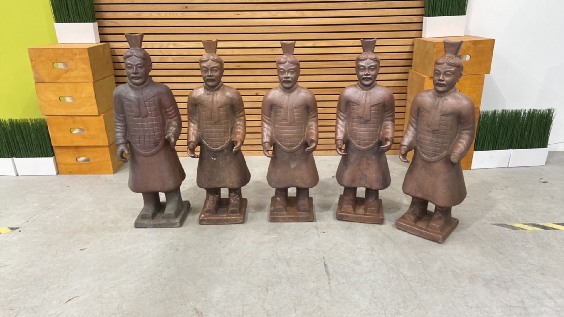 Terracotta Warrior Garden Statue X5