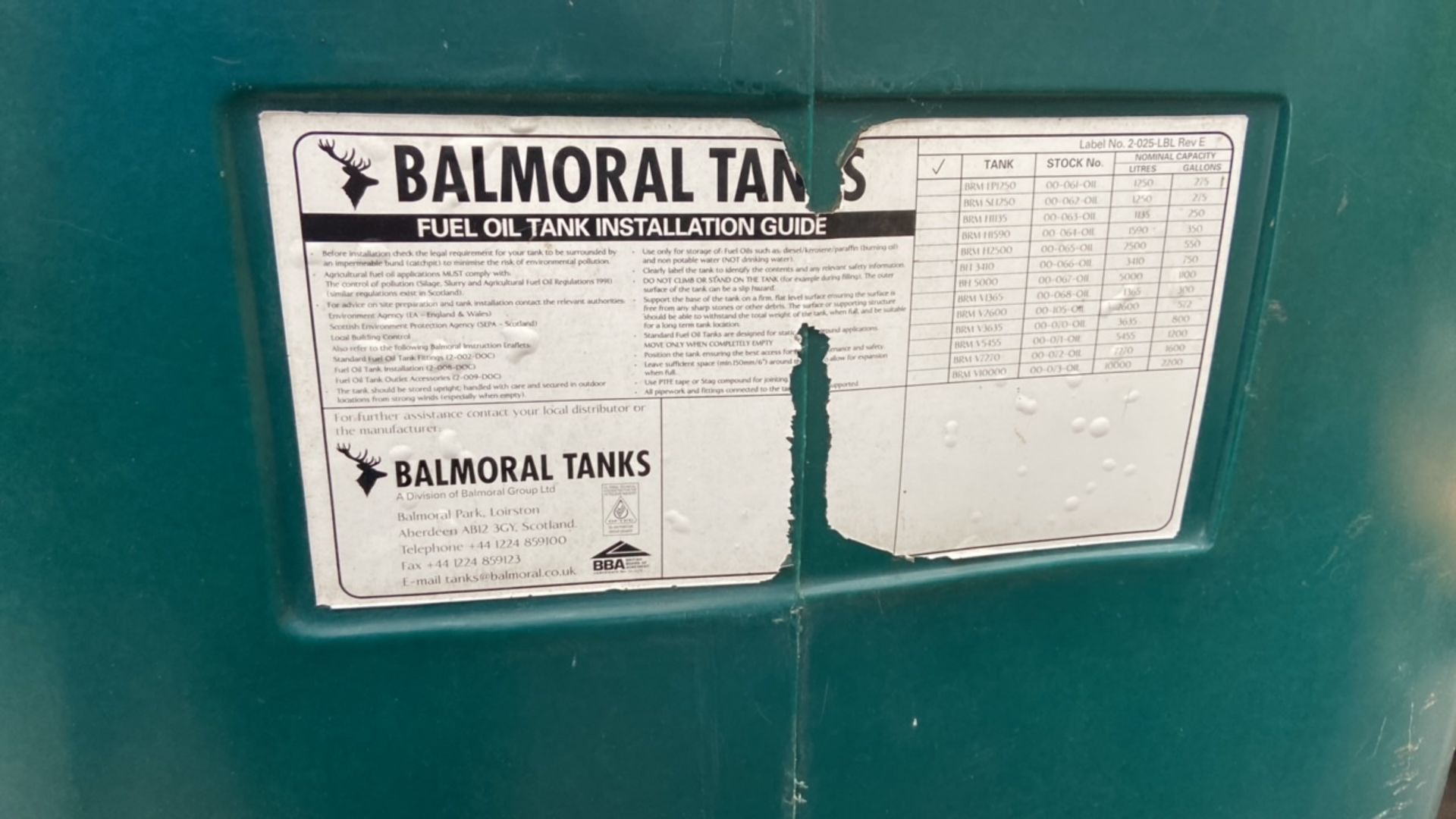 Balmoral Tank - Image 3 of 5