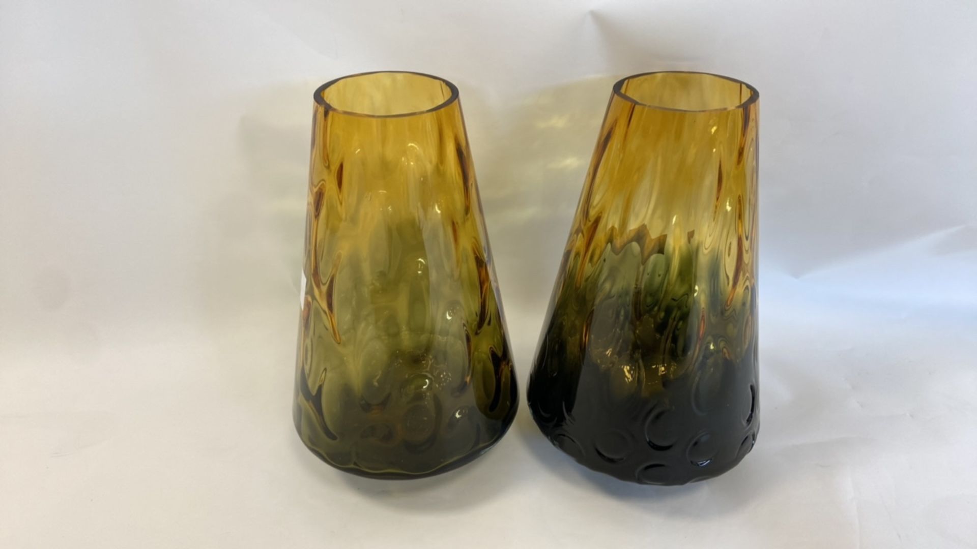 Large Bubble Glass Vases