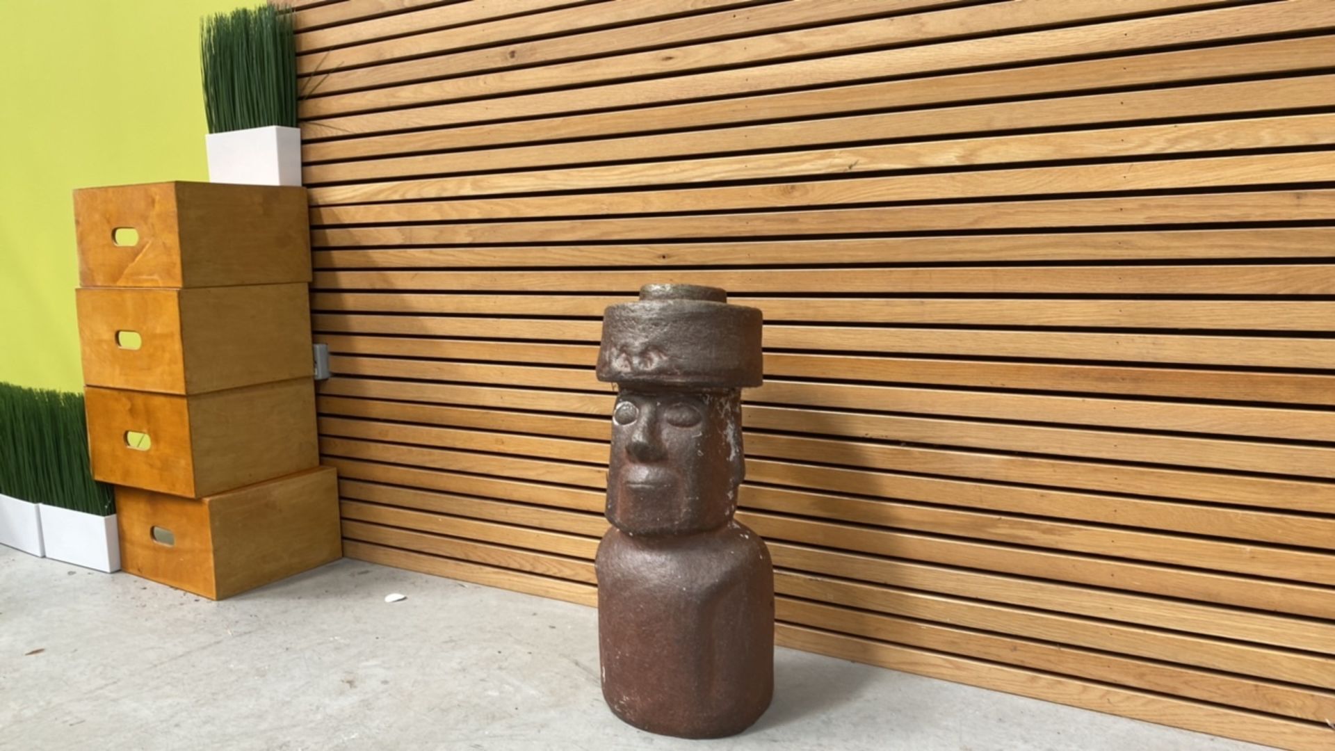 Clay Tribal Bust - Image 3 of 4