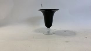 Black Freestanding Vase