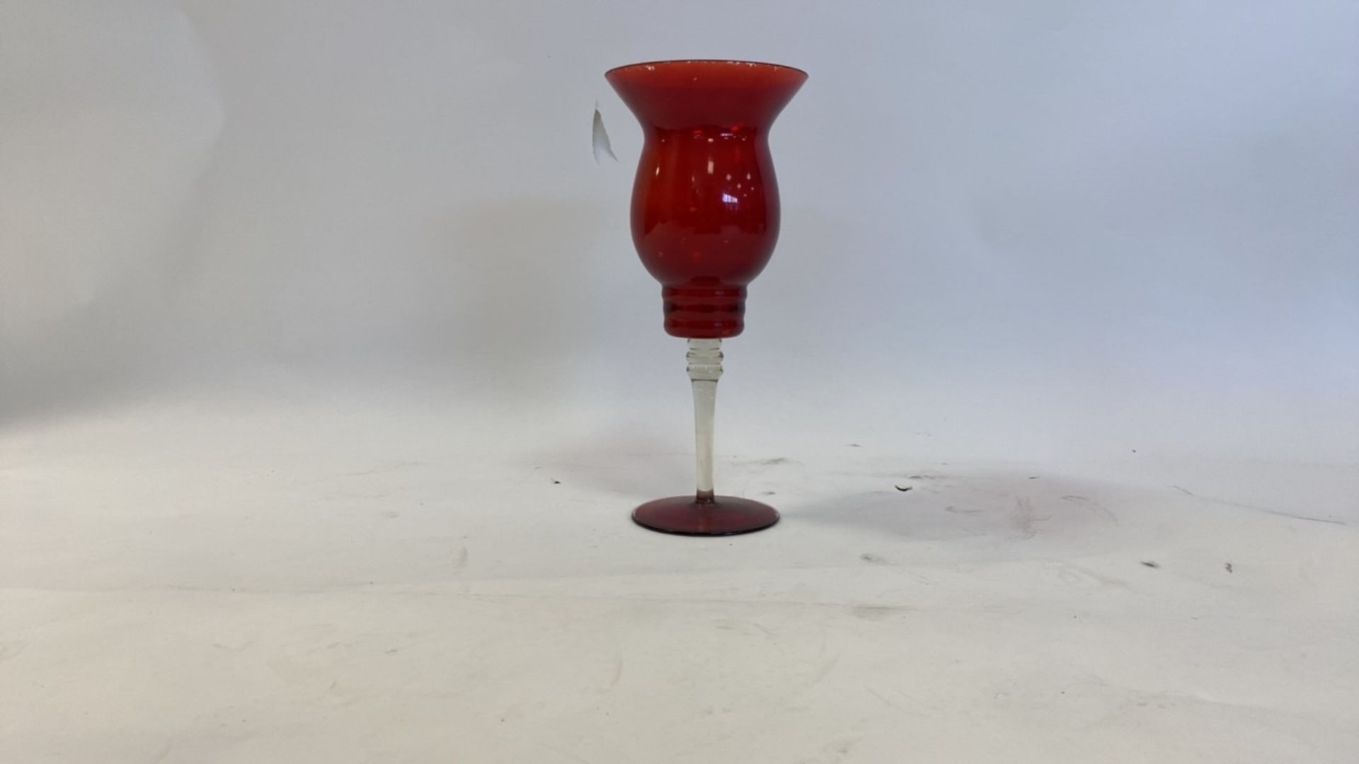 Red Freestanding Vase