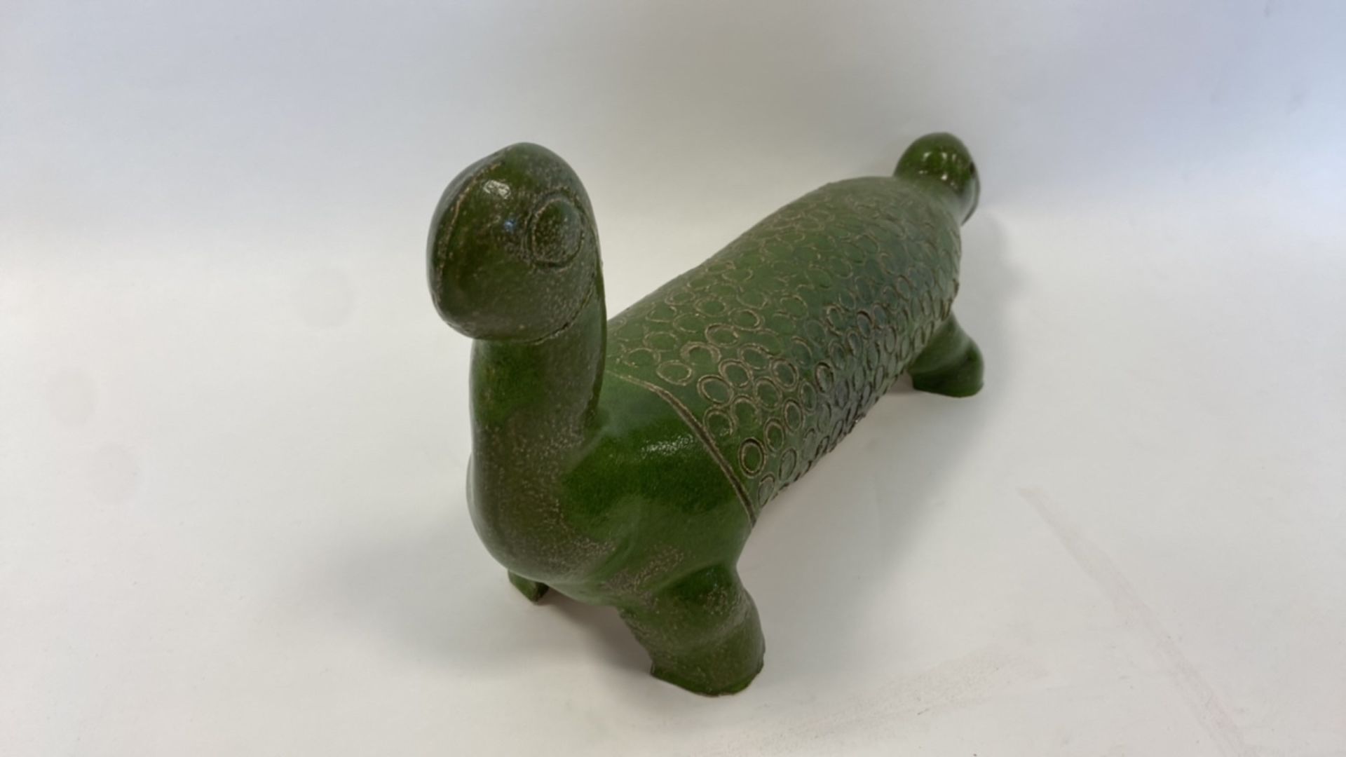 Tortoise one end & Platypus Green Orniment - Image 2 of 8