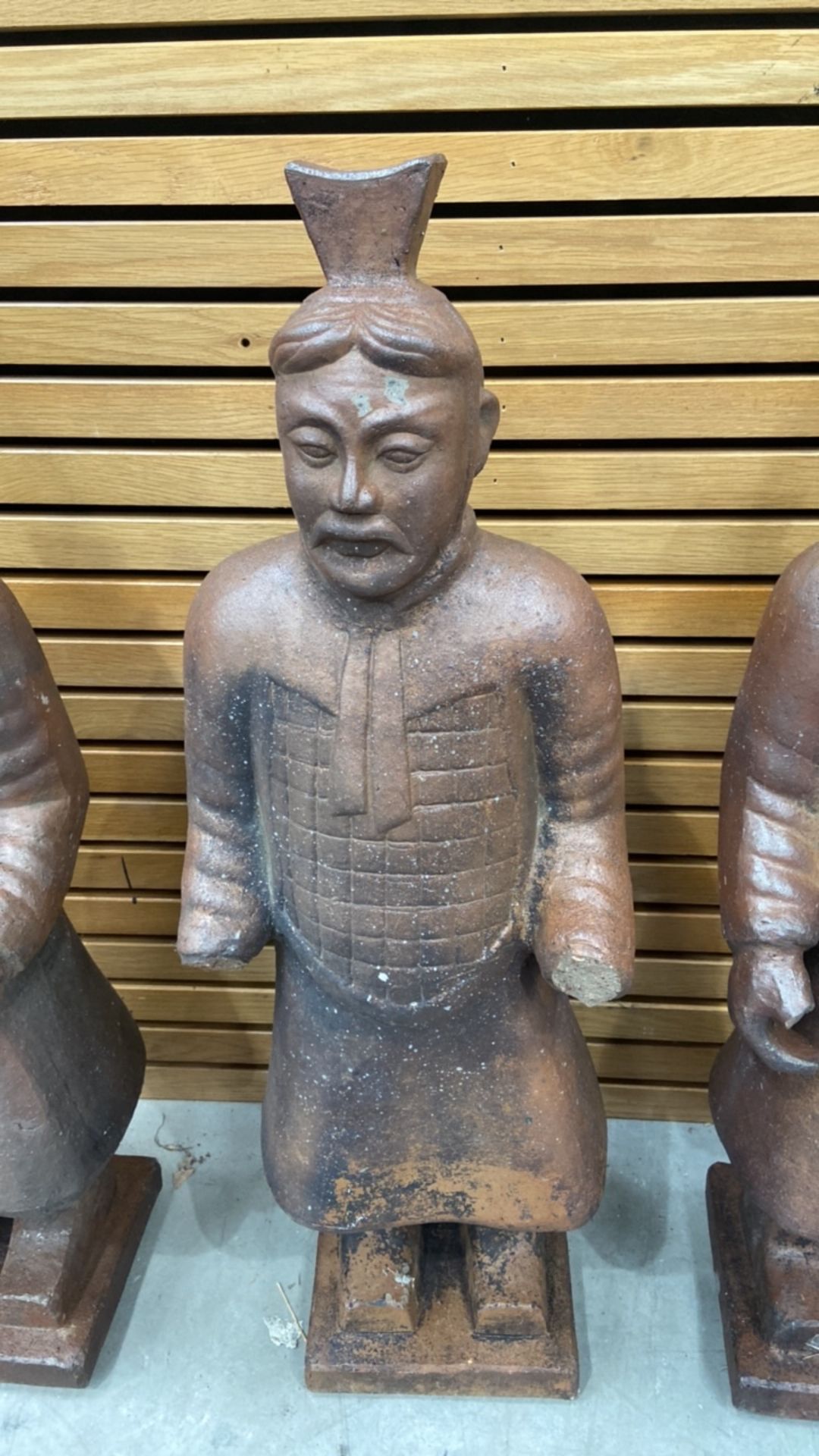 Terracotta Warrior Garden Statue X3 - Image 5 of 6