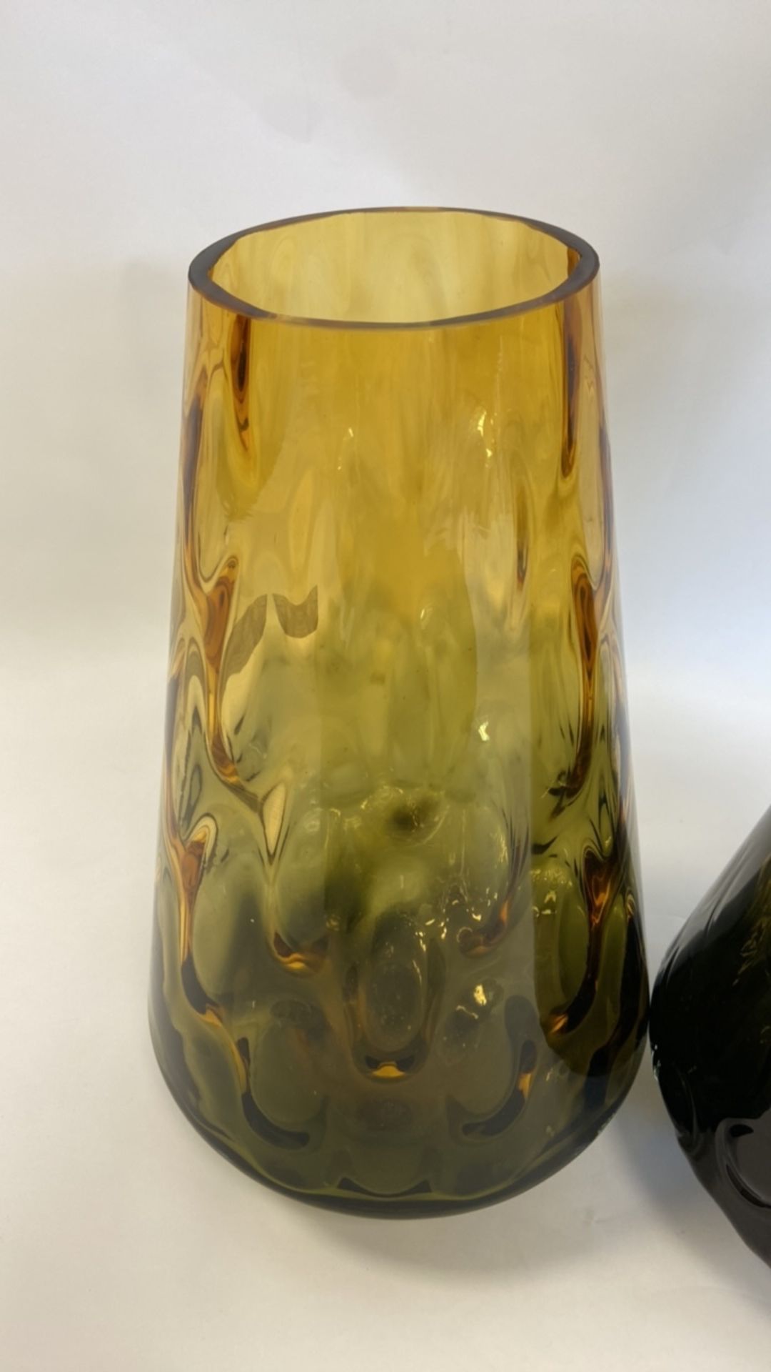 Large Bubble Glass Vases - Image 5 of 5