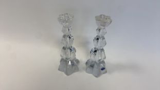 Bohemia Lead Crystal Candle Stick Holders