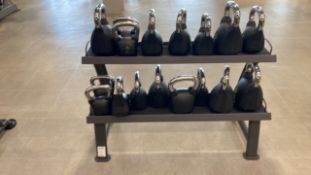 Kettlebell Set with Rigid Rack