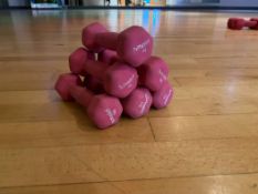 6x 1kg Dumbbells