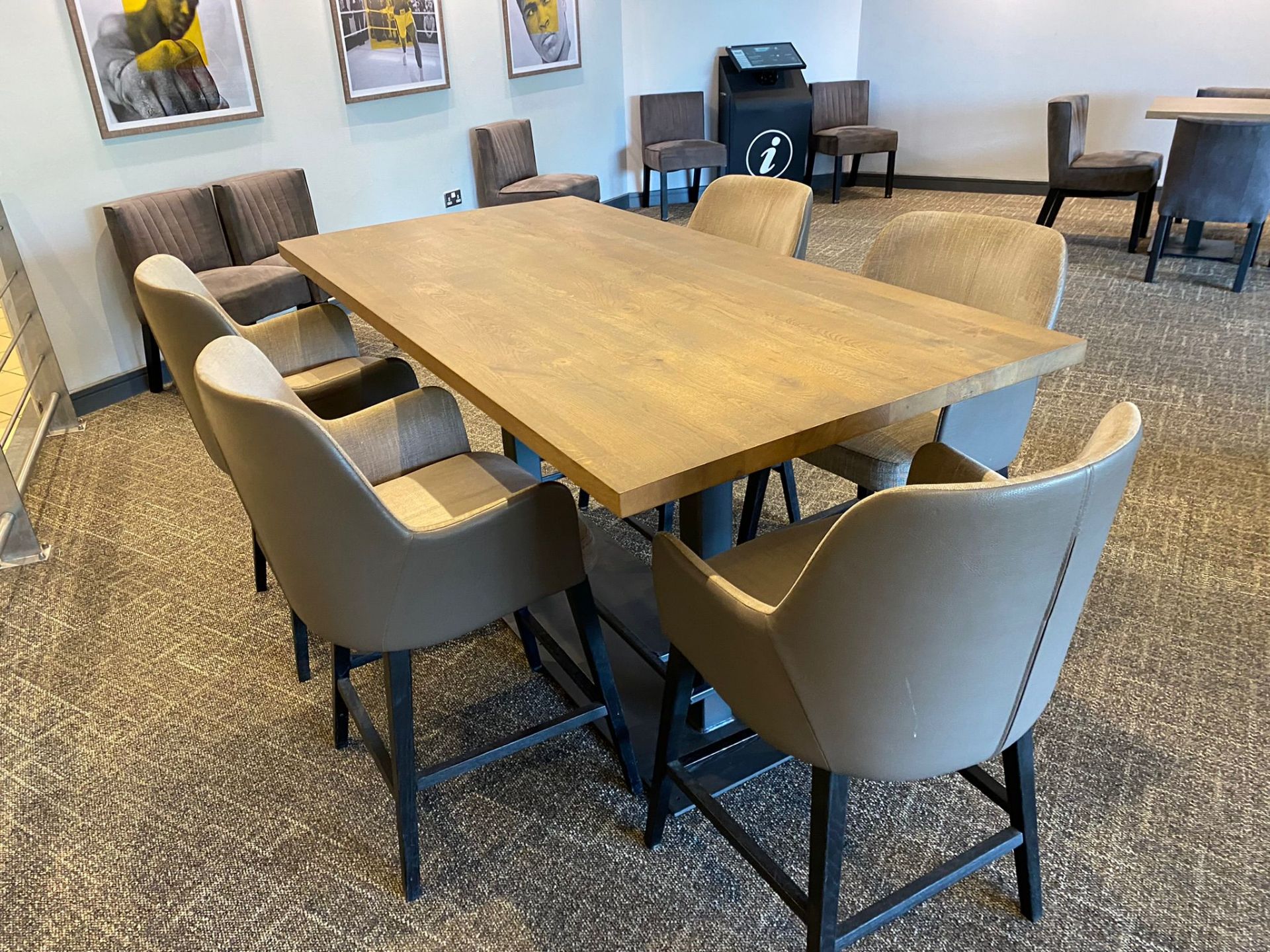 Rectangular Table With 5 Chairs - Image 4 of 4