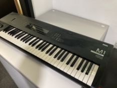 Korg M1 synthesizer.