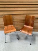 Oak Woodgrain Effect Commercial Grade Chairs
