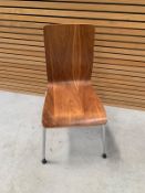 Oak Woodgrain Effect Commercial Grade Chairs