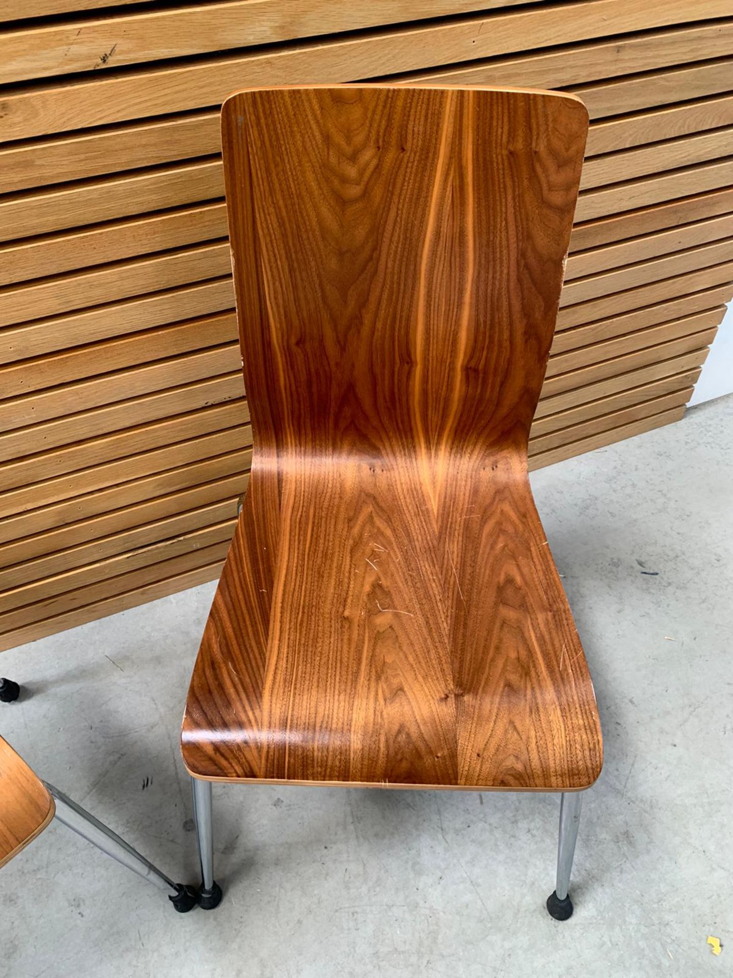 Oak Woodgrain Effect Commercial Grade Chairs - Image 8 of 10