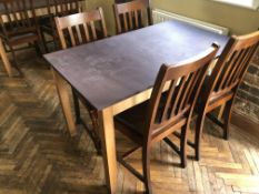 Covered Rectangular Table X6