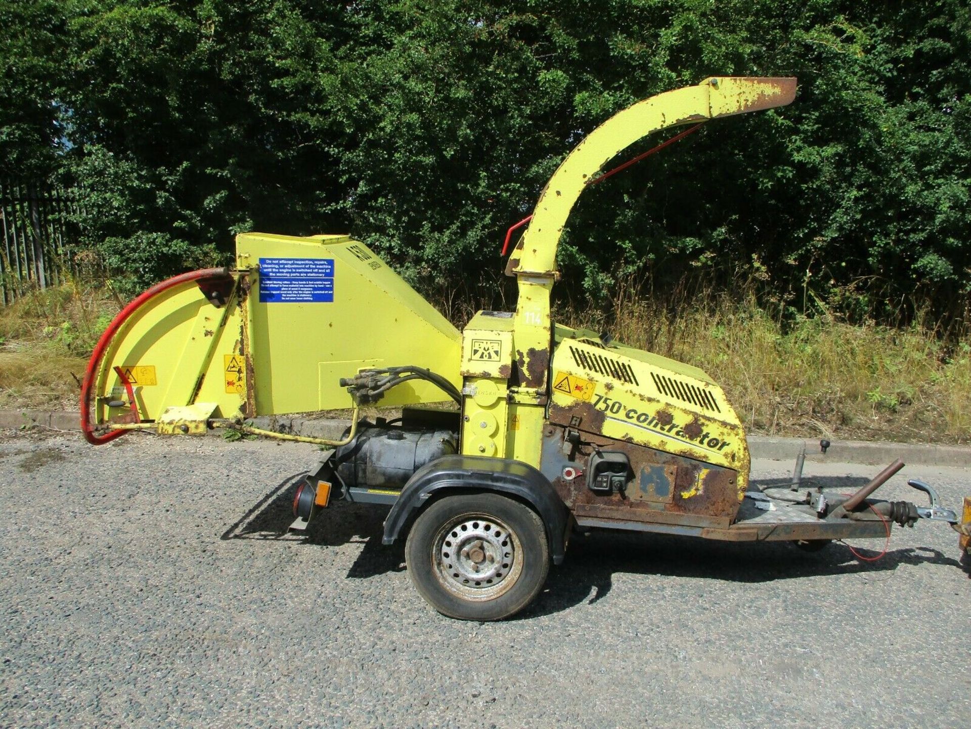 2010 Jensen A 530 Wood Chipper kubota engine shredder timberwolf bearcat - Image 7 of 12