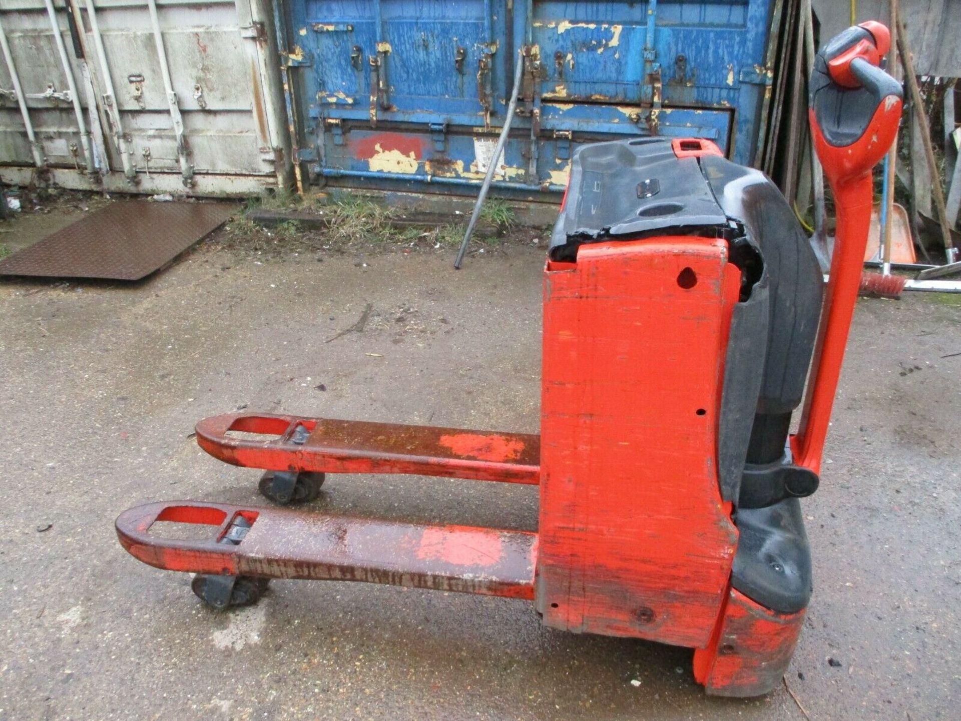 2012 Linde L20 pedestrian pallet fork lift forklift truck stacker container spec - Image 2 of 7