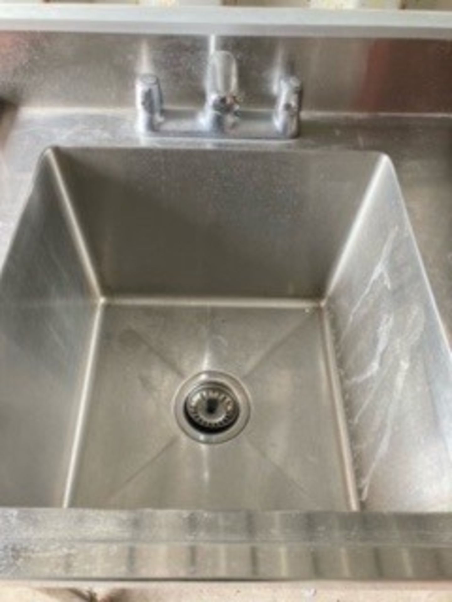 Simply Stainless Steel Preparation Table With Sink - Image 5 of 5