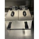 Commercial Fryer Countertop Double Tank